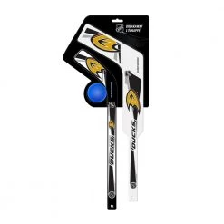 InGlasco Breakaway Gen II Mini Set - Goalie & Player Stick w/ Foam Ball - Anaheim Ducks