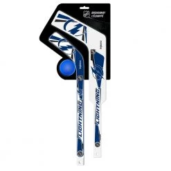 InGlasco Breakaway Gen II Mini Set - Goalie & Player Stick w/ Foam Ball - Tampa Bay Lightning