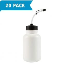 InGlasco Curve Straw Water Bottle - 20 Pack