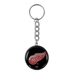 InGlasco Detroit Red Wings Puck Keychain