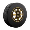 InGlasco NHL Basic Logo Puck - Boston Bruins -InGlasco Sales inglasco nhl basic logo puck boston bruins