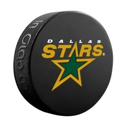 InGlasco NHL Basic Logo Puck - Dallas Stars