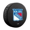 InGlasco NHL Basic Logo Puck - New York Rangers -InGlasco Sales inglasco nhl basic logo puck new york rangers