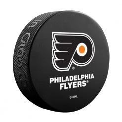 InGlasco NHL Basic Logo Puck - Philadelphia Flyers