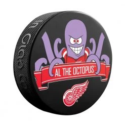 InGlasco NHL Mascot Souvenir Puck - Detroit Red Wings