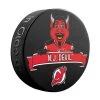 InGlasco NHL Mascot Souvenir Puck - New Jersey Devils -InGlasco Sales inglasco nhl mascot souvenir puck new jersey devils