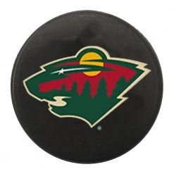 InGlasco NHL Mini Puck Charms - Minnesota Wild