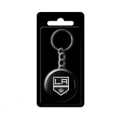 InGlasco NHL Puck Keychain - Los Angeles Kings