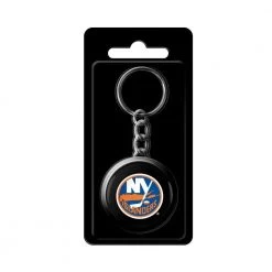 InGlasco NHL Puck Keychain - New York Islanders