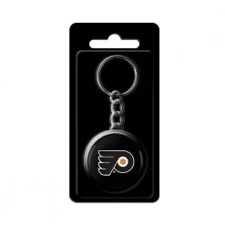 InGlasco NHL Puck Keychain - Philadelphia Flyers
