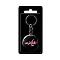 InGlasco NHL Puck Keychain - Washington Capitals