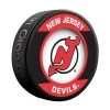 InGlasco NHL Retro Hockey Puck - New Jersey Devils -InGlasco Sales inglasco nhl retro hockey puck new jersey devils new jersey devils