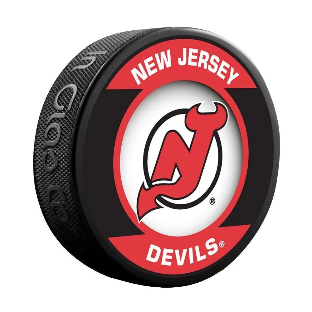 InGlasco NHL Retro Hockey Puck - New Jersey Devils 3 InGlasco NHL Retro Hockey Puck - New Jersey Devils