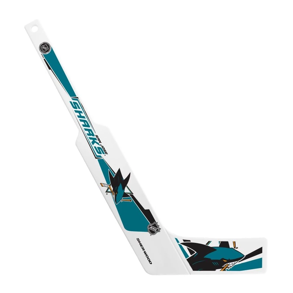 InGlasco Plastic Goalie Mini-Stick - San Jose Sharks 3 InGlasco Plastic Goalie Mini-Stick - San Jose Sharks