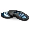 InGlasco Puck Coasters Pack - Seattle Kraken -InGlasco Sales inglasco puck coasters pack seattle kraken