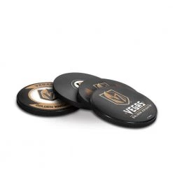 InGlasco Puck Coasters Pack - Vegas Golden Knights